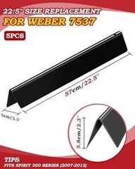 7537 Flavorizer Porcelain Enameled Steel 7537-22.5 inch fit Spirit 310 series