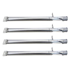 Paquete de 4 quemadores de tubo de parrilla de barbacoa de acero inoxidable