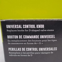 NEW Char-Broil Universal Fit Control Knob For gas grills with D-shape valve stem
