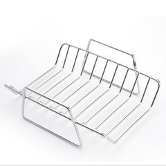 Stainless Steel Rack for Barbecue Keeps Food Elevated for Even Cooking