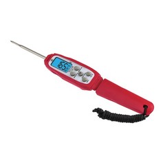 Taylor Digital Waterproof Thermometer with Bright Blue standard, Red