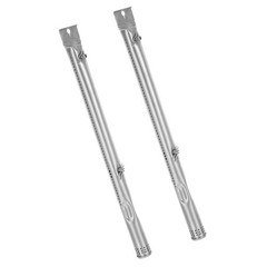 2Pcs Reusable Stainless Steel Grill Burner Tubes Replacement for Gas Grills