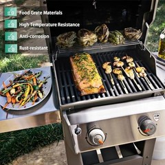 Spirit E-210 7637 Grill Cooking Cast Iron Grates for Weber Spirit I II 200