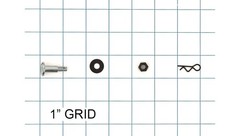 Permasteel 50300207 Gas grill lid hinge pin