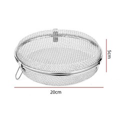 Stainless Steel Drying Rack with Spacious Basket and Quick Drain Design