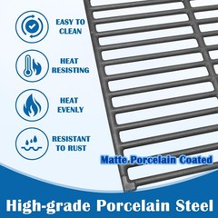 17.25″ Cooking Grates Replacement for Nexgrill Charbroil Thermos 4 Burner Grills