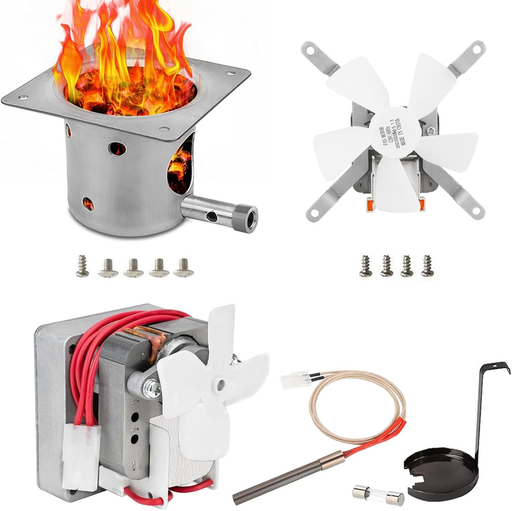 Auger Motor Grill Induction Fan Fire Pot Hot Rod Igniter for Traeger Pit Boss
