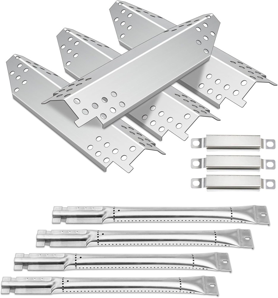 Grill Heat Plates Burner Crossover Repair Kit for Charbroil Char-broil 464220511