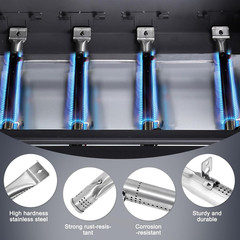Grill Grease Tray Replacement Parts for Nexgrill 5 Burner 720-0888S, 4 Burner 72