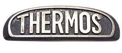 Thermos Outdoor Gas Grill Part, Model 461442114 Upper Hood Emblem Badge