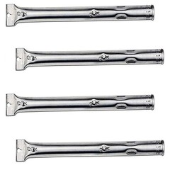 Replacement For Charbroil Grill Burner Tube Stainless Steel Set of Four Pieces
