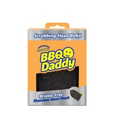 BBQ Daddy Bristle-Free Grill Scrubber Refill – Heavy-Duty & Safe BBQ Cleaner