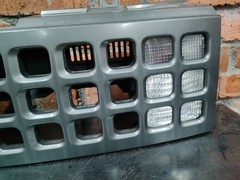 JDM Nissan Cube Z11 Front Grill Grille Mask With Lamps Lights GREY #2