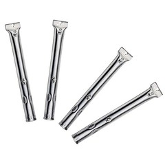 Replacement For Charbroil Grill Burner Tube Stainless Steel Set of Four Pieces