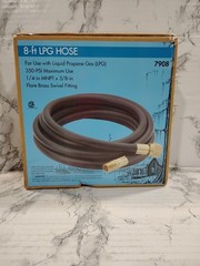 NEW Bayou Classic 7908 LPG Liquid Propane Gas High Pressure 8′ Foot Hose 350 psi
