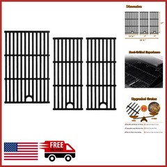 Charbroil 4 Burner Grill Parts Replacement Grates with Even Heat Distribution