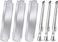 3 Burner Tube Heat Plate Grill Replacement for Nexgrill Kenmore BBQ PRO Backyard