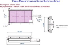 BBQ Grill Searing Burner Ceramic Infrared Side Sear Zone Burner Replacement P…