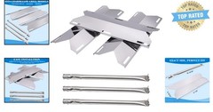 Ultimate Grill Repair Kit with Burners & Heat Shields for Charmglow & Nexgrill