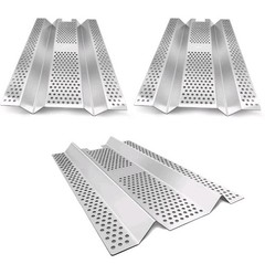 Votenli 3-Pack 17.5-Inch Stainless Steel Heat Plates for Blaze Grills, Flame…
