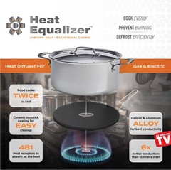 The Heat Equalizer Heat Diffuser for Gas Stove & Electric Stove – Aluminum & …