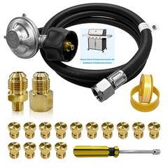 Natural Gas to Propane Conversion Kit for Weber Genesis & Spirit Grills, 5FT Hos