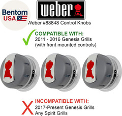 Weber 88848 Gas Grill Burner Kbs