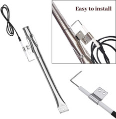 Grill Heat Plates Burners Igniters Stainless Steel Kit for Nexgrill 4/5 Burner