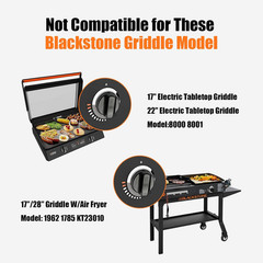Gas Griddle Burner Knobs Replacement for Blackstone 36″ & Flat Top Gas Griddle 2