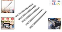Gas Grill Burner Replacement Set, 17-Inch Tubes, 5-Pack for Various Grill Models