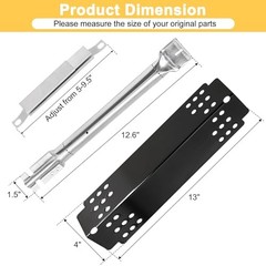 Grill Replacement Parts for Charbroil 463874717, G215-0203-W1 Gill 4 Burner