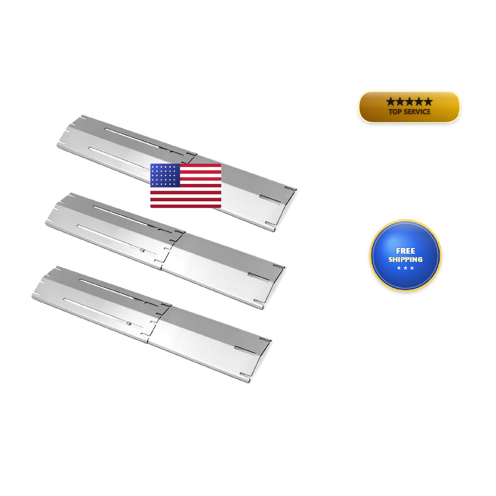 Plowo Universal Replacement Heavy Duty Adjustable Heat Plate Shield Stainless