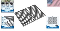 Heavy-Duty Cast Iron Grill Grates for Pit Boss Pellet Smokers – 24.4×19.4 in