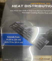 Grill Zone 00367TVN Heat Distribution Plate, Universal, Porcelain-Coated