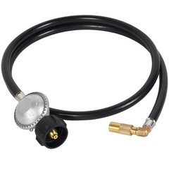 5FT Propane Regulator Hose w/90 Degree Elbow Adapter For Blackstone 17″& 22”