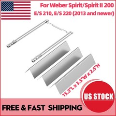 Weber Spirit & Spirit II 200 Series Flavorizer Bars & Burner Tubes Replacement