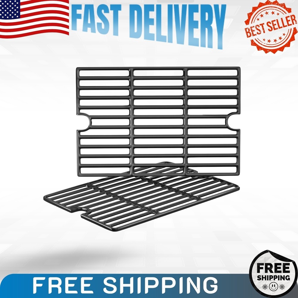 Hisencn 16.5″ Cast Iron Grill Grate Replacement for Smoke Hollow & Charbroil Gri