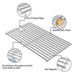 Stainless Steel Cooking Grates for Charbroil Commercial Infrared 463355220 46…