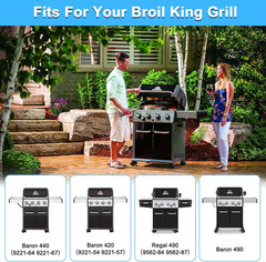 Grill Replacement Parts for Broil King 9221-64, Baron 440, Baron 420, 9221-54, R