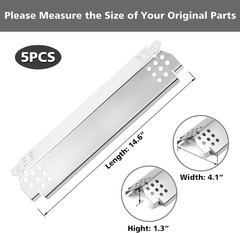 Grill Heat Plates Replacement Parts for Nexgrill, Stainless Steel Heat Tents