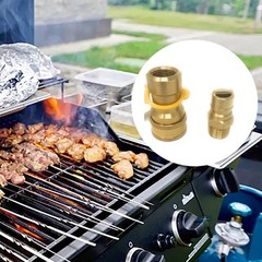 Brass Quick Connecting/Disconnect Fittings Propane Adapter Suitable for Gas