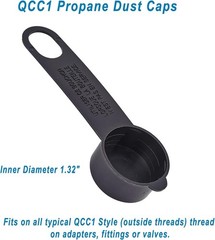 10 Durable Propane Thread Dust Caps with Strap – Protect Filler Valve Threads