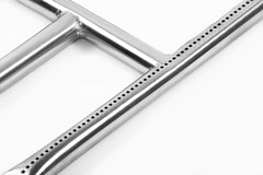 Stainless Steel BBQ Grill Burner Replacement, 2 Pack for 28″ Grill Top, Tube & S