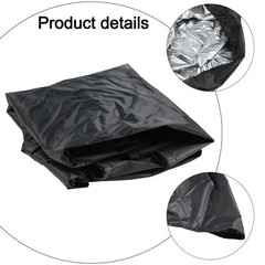 All Season BBQ Outdoor Fire Stove Cover with Secure Drawstring Closure