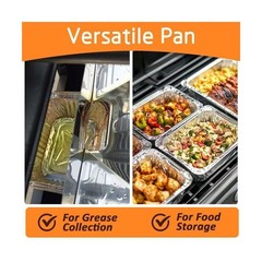 Uniflasy 20 Pack Drip Pan Liner Compatible with Napoleon Grills 62007, Grease…
