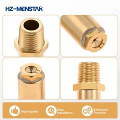 Gas Fryer Nozzle Orifice Kit, 1/4″ NPT Thread, 2 Pcs Gas Fryer Nozzle Orifice…