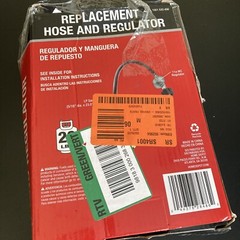 Universal PROPANE Grill Replacement Hose Regulator 1 ft. Hose (1001533456)