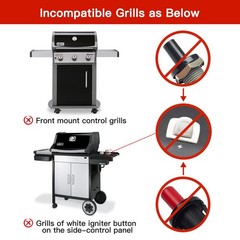 1819-51 & 1836-32 Universal Igniter Kit for Weber Genesis & Spirit Grills wit…