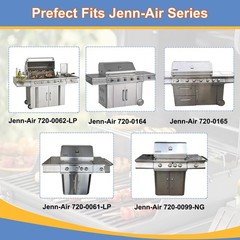 Derurizy Stainless Steel Grill Replacement Parts for Jenn Air 720-0061, 720-0…