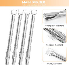 4 Burner 35633 Grill Replacement Parts for Monument 4 Burner 24367, 17842, 24633
